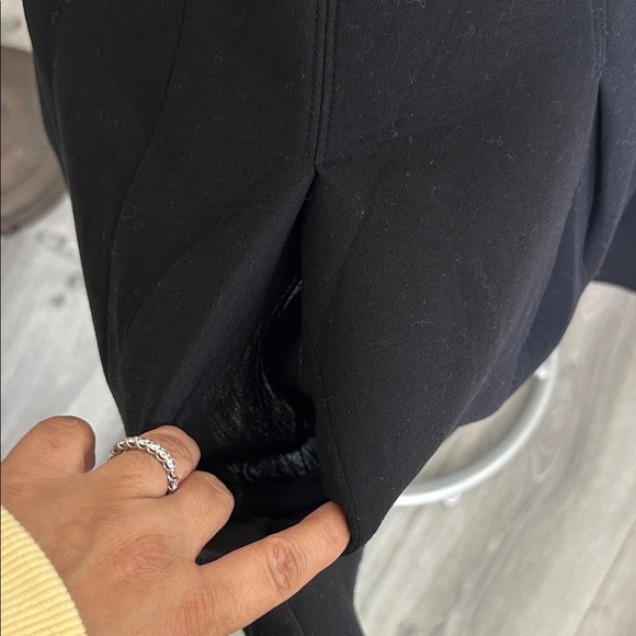 ALEXANDER WANG Black Neoprene Box Pleated Short Length Mini Skirt Small - Picture 14 of 15